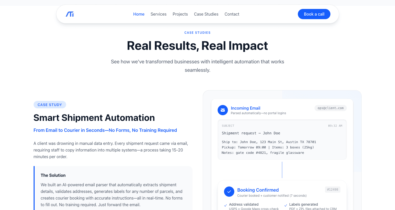 ATI - Agency Landing Page - Screenshot 4