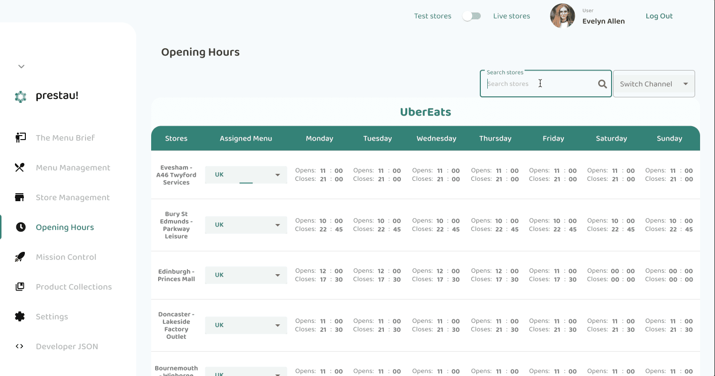 Prestau - Restaurant Management Platform - Screenshot 2